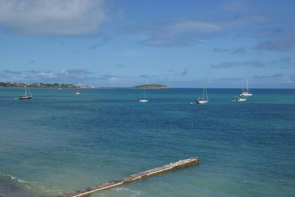 Superbe Studio Dolce Vita Vue Mer Plage Piscine Marigot  Exteriör bild