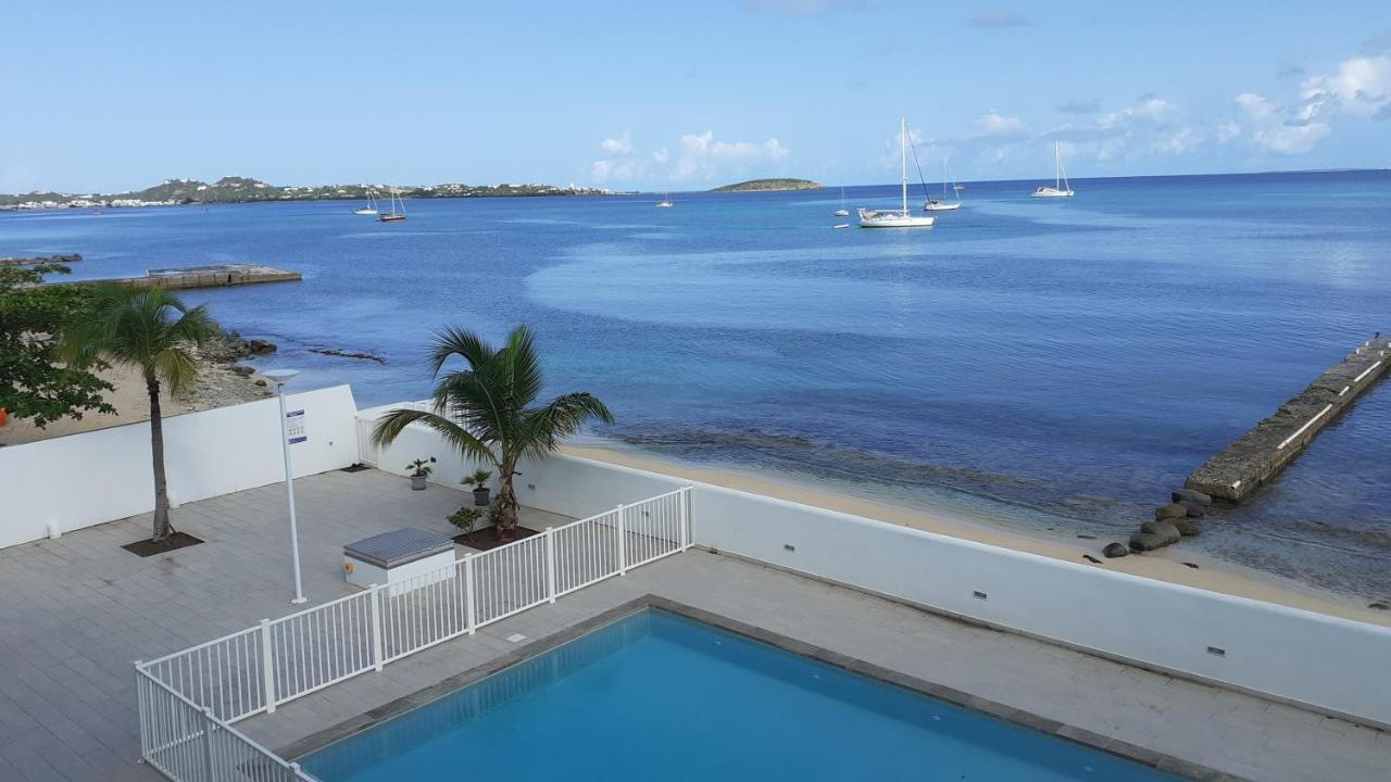 Superbe Studio Dolce Vita Vue Mer Plage Piscine Marigot  Exteriör bild
